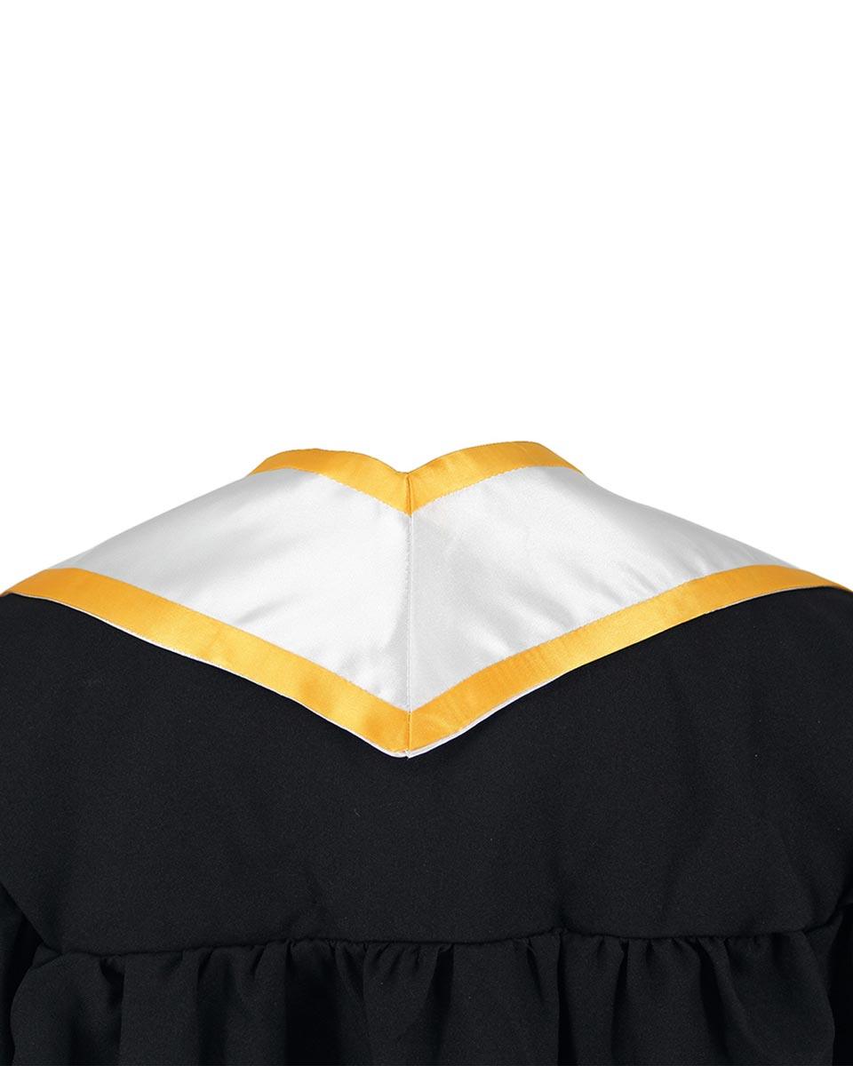 Graduation Stole Angled End With Trim - 11 Colors Available - Graduation Gown and Cap
