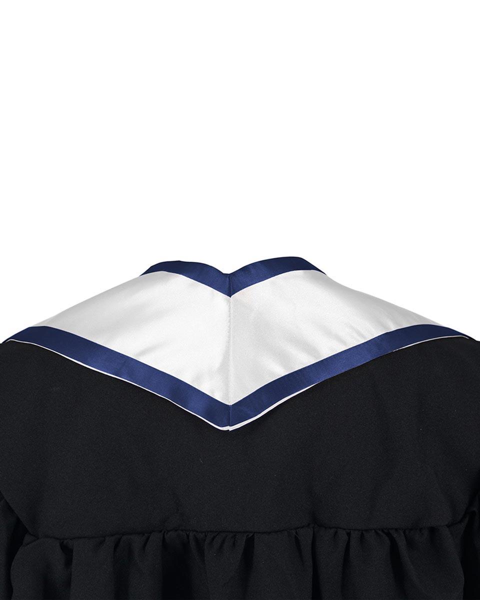 Graduation Stole Angled End With Trim - 11 Colors Available - Graduation Gown and Cap