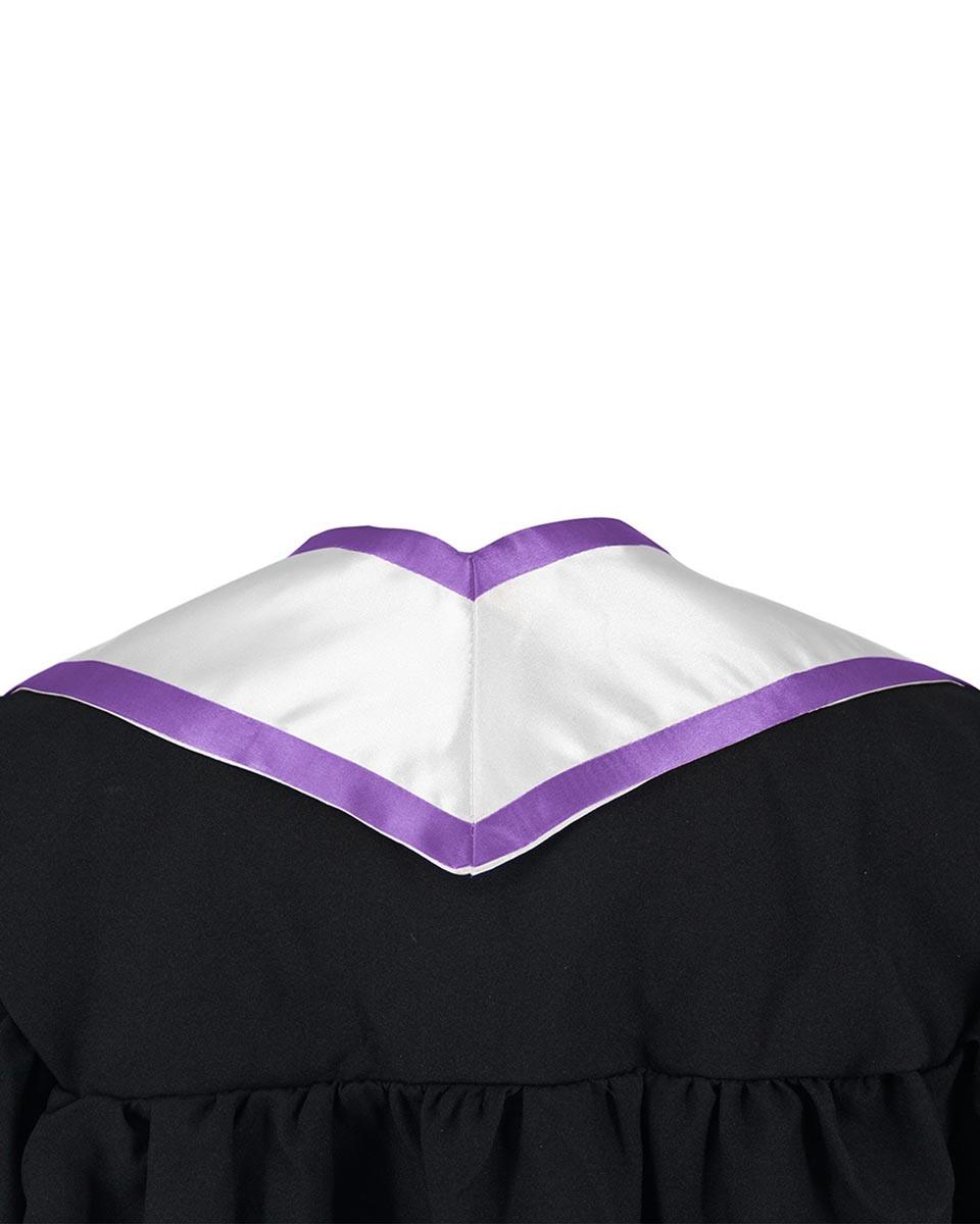 Graduation Stole Angled End With Trim - 11 Colors Available - Graduation Gown and Cap