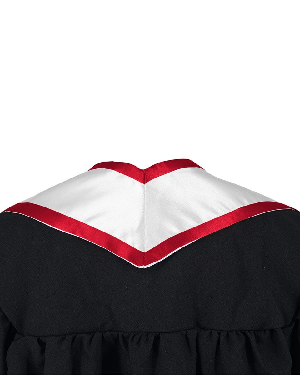 Graduation Stole Angled End With Trim - 11 Colors Available - Graduation Gown and Cap