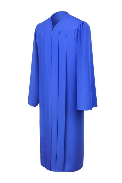 Matte Royal Blue Junior High/Middle School Gown - Graduation Gown and Cap
