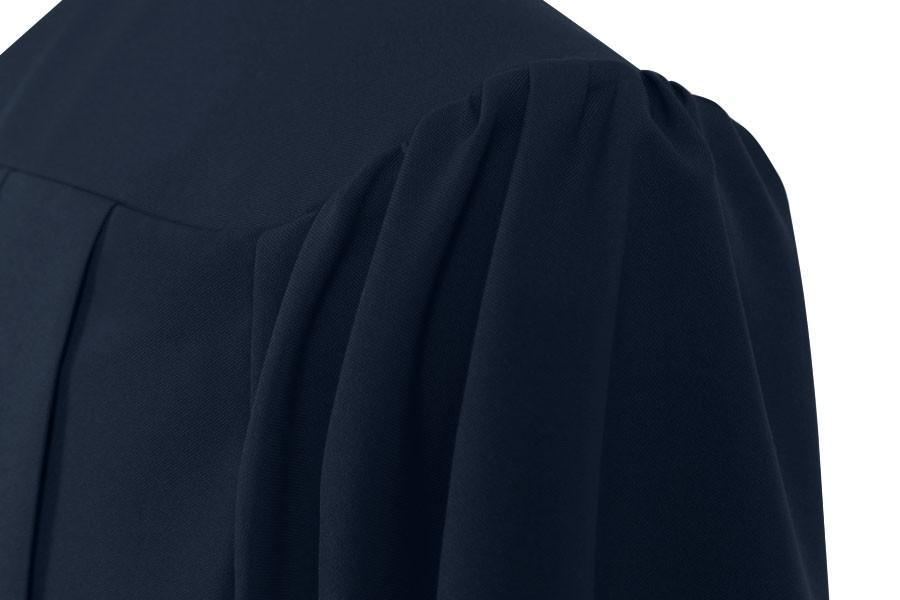 Matte Navy Blue Junior High/Middle School Gown - Graduation Gown and Cap