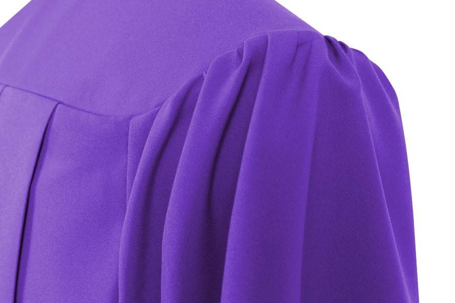 Matte Purple Bachelors Gown - Graduation Gown and Cap