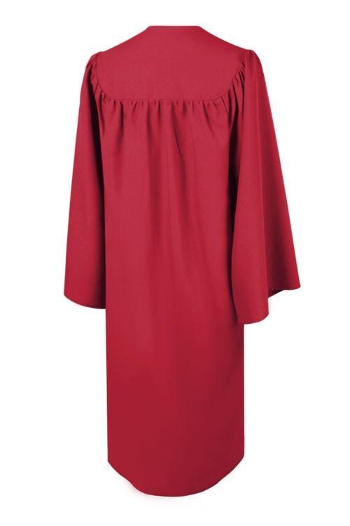 Matte Red Bachelors Academic Gown - Graduation Gown and Cap