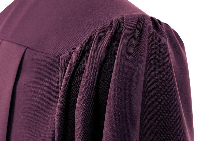 Matte Maroon Bachelors Gown - Graduation Gown and Cap