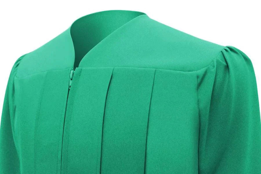 Matte Emerald Green Bachelors Cap & Gown - Graduation Gown and Cap