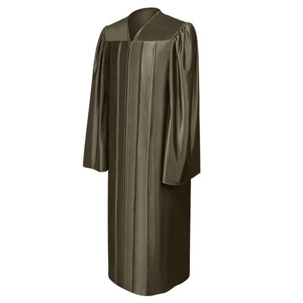 Shiny Brown Bachelors Academic Gown - Graduation Gown and Cap