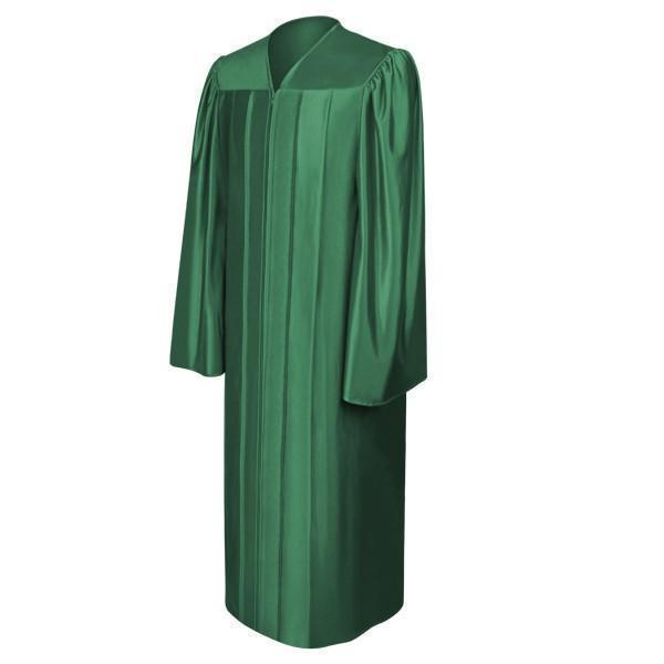 12 Colors Shiny Junior High/Middle School Graduation Gown - Graduation Gown and Cap