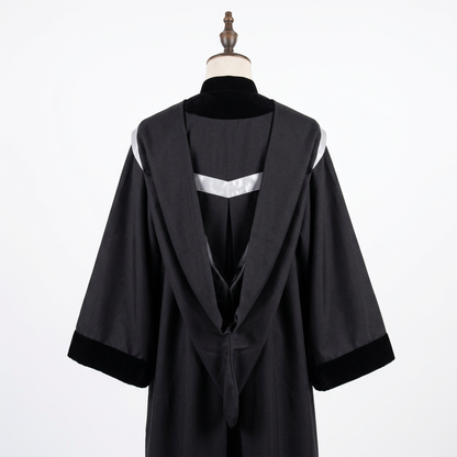 The Chinese University of Hong Kong CUHK Bachelor of Business Administration Graduation Regalia Studio Rear View Matching Tailoring Sample