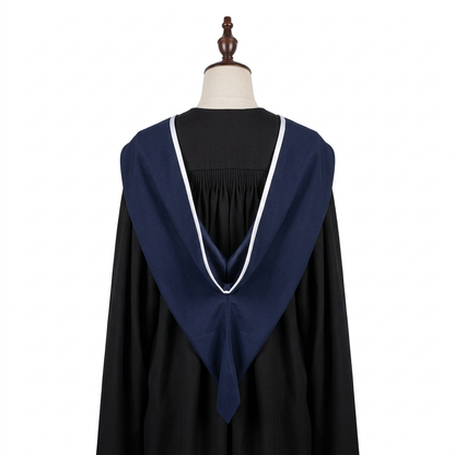 The University of Hong Kong HKU Master Regalia Rear Cowl Drape Studio View Matching 1688 Sample