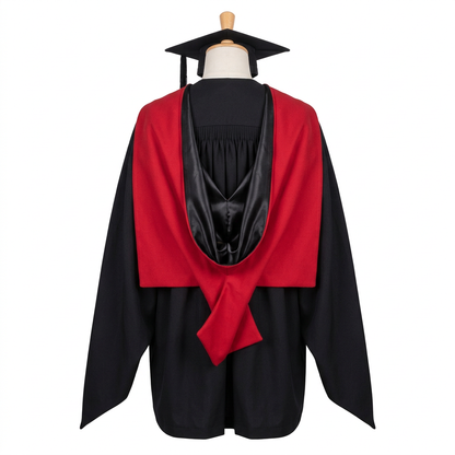 The University of Sydney USYD Doctoral Graduation Regalia Rear Hood Drape View Matching Tailoring Sample
