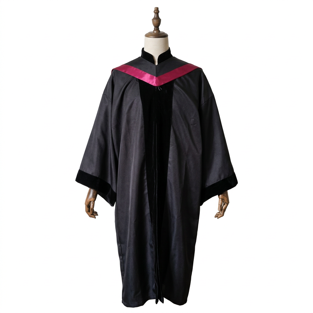 The Chinese University of Hong Kong CUHK Bachelor Regalia Studio Front View Matching 1688 Sample