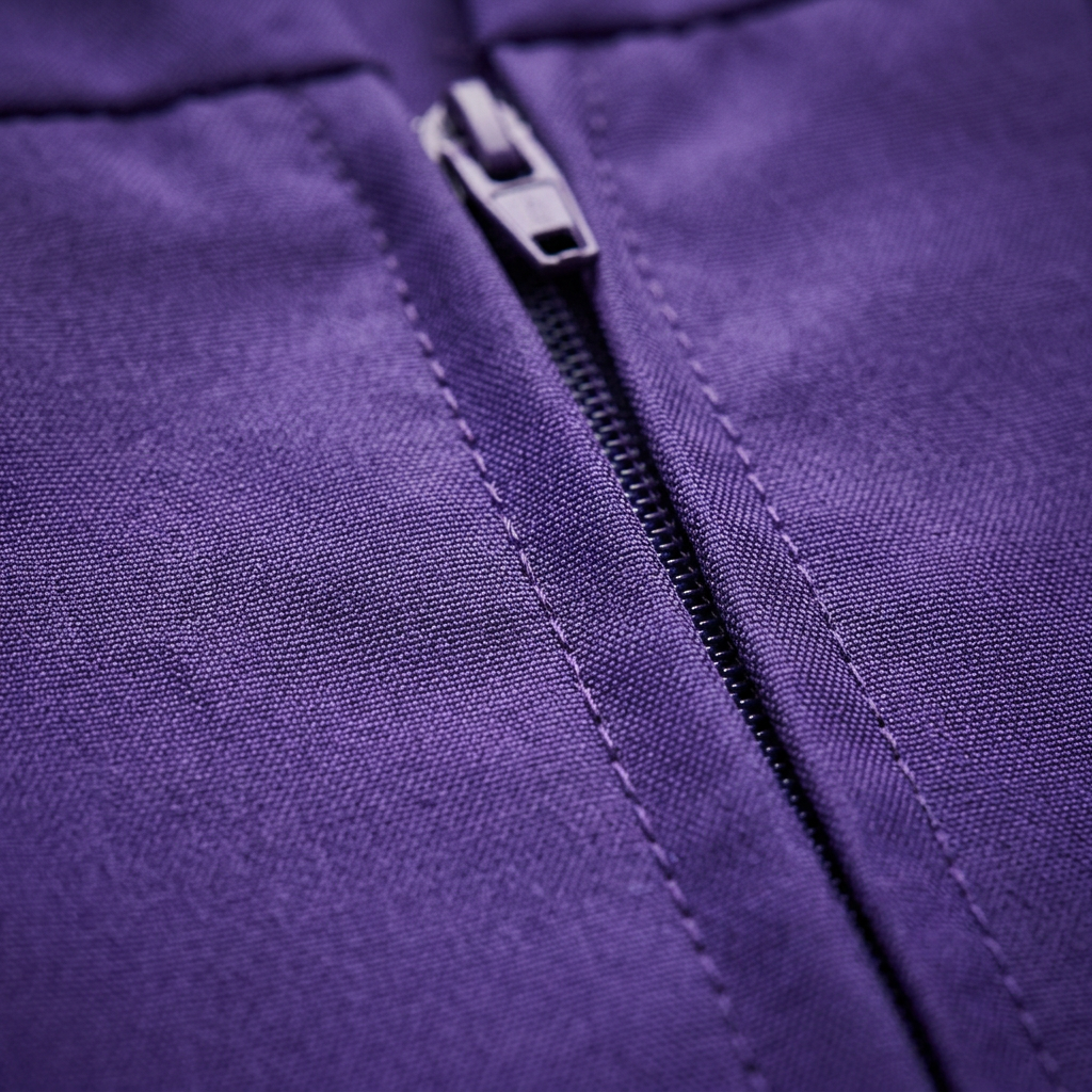 Bachelor Gown Fabric & Zipper Detail
