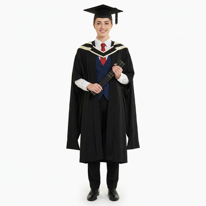 University of London UCL Master Female Graduate Model Full Length Lookbook Shot