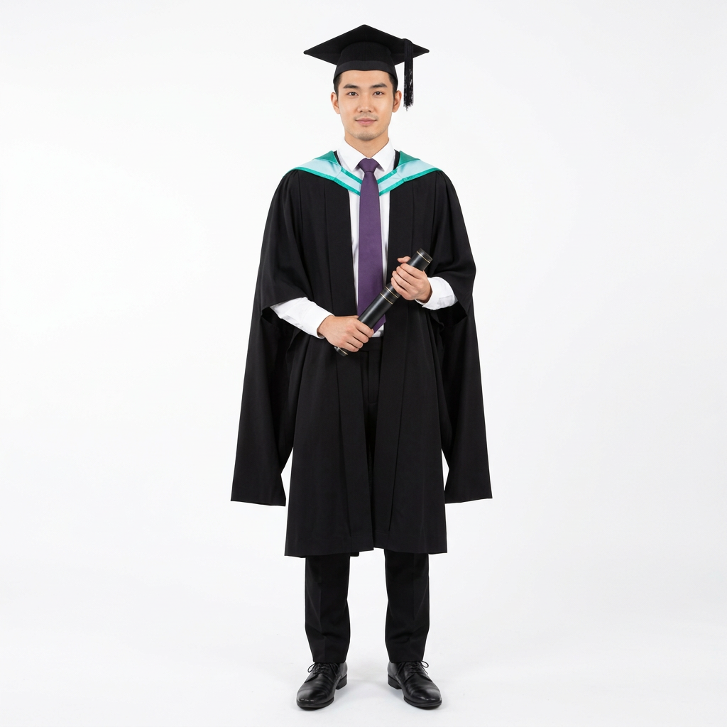 Monash University Bachelor Male Graduate Model Full Length Lookbook Shot