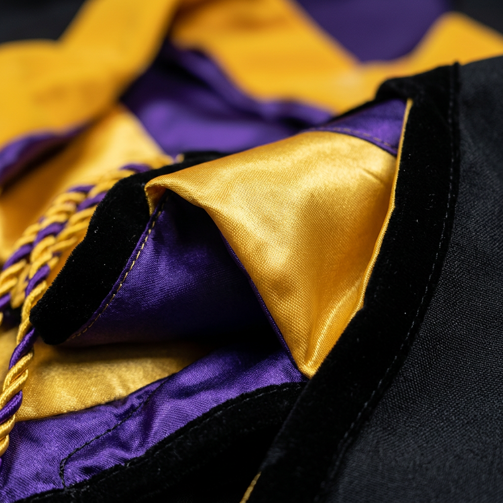 Master Hood Satin Lining Detail