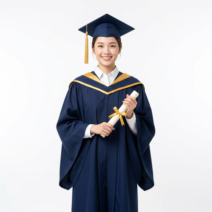 HKUST Bachelor Female Graduate Model Full Length Lookbook Shot