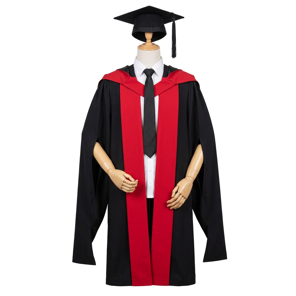 The University of Sydney USYD Doctoral Graduation Regalia Studio Front View Matching Tailoring Sample