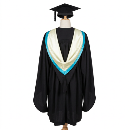The University of Sydney USYD Master Graduation Regalia Rear Hood Drape View Matching Tailoring Sample