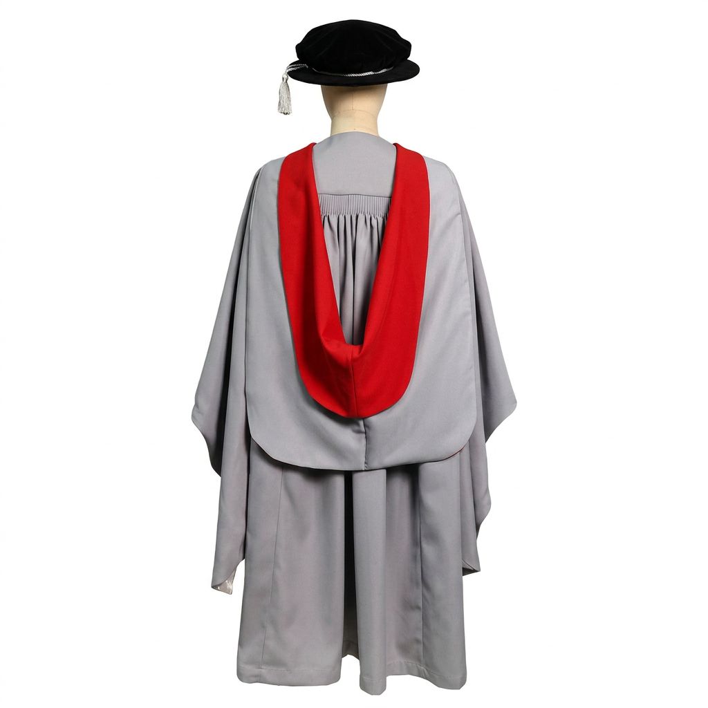 University of London UCL Doctoral Regalia Mannequin Rear View Matching Factory Sample 1:1