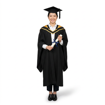 The University of Adelaide Bachelor Female Graduate Model Full Length Lookbook Shot