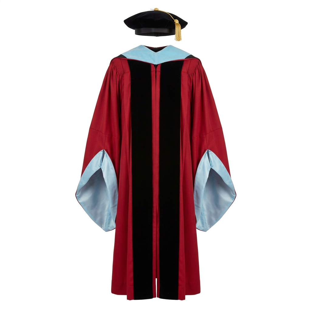 Stanford University Doctoral Graduation Regalia 3-Piece Set Studio Main Photo