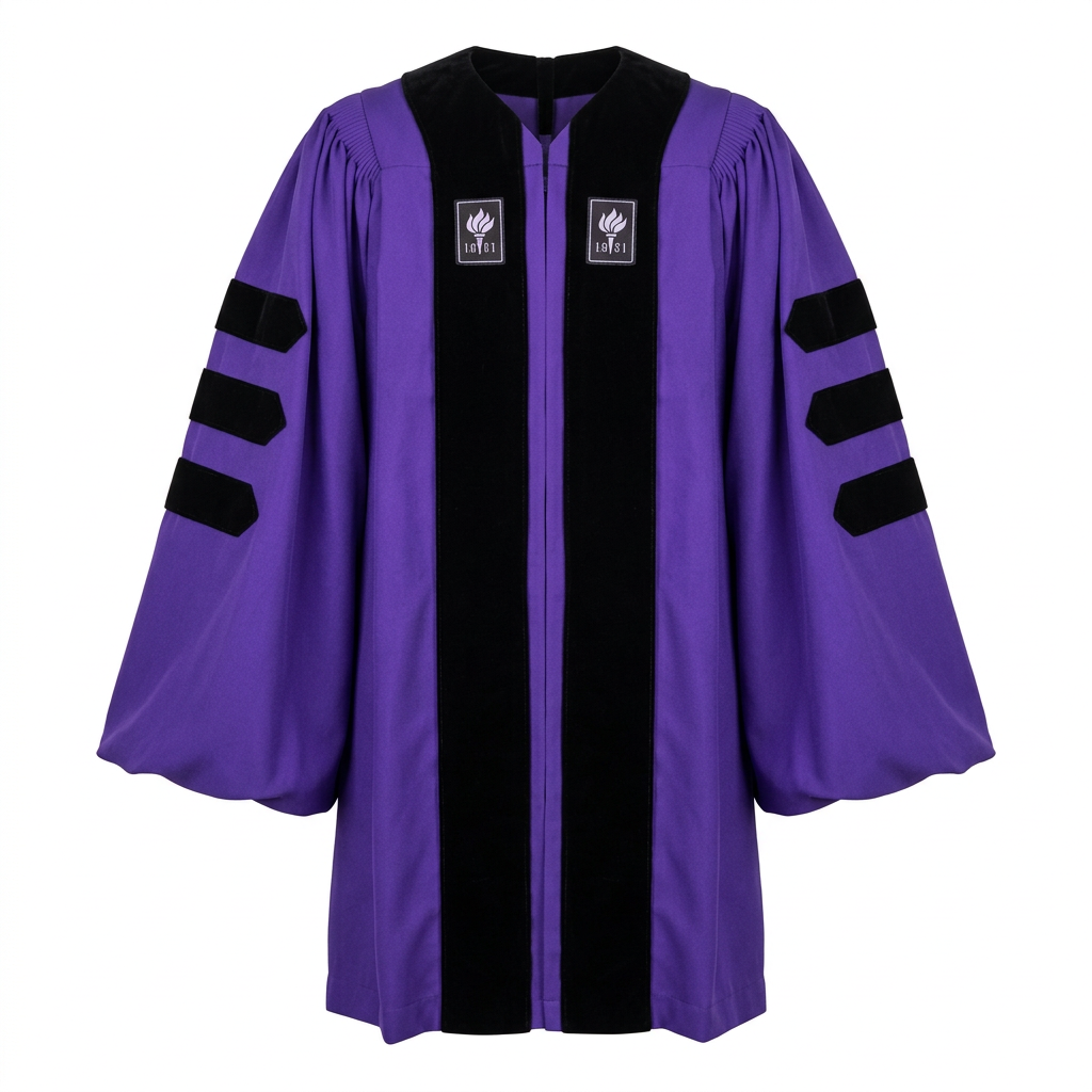 Doctoral Gown Only Studio Photo