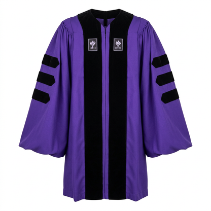 Doctoral Gown Only Studio Photo