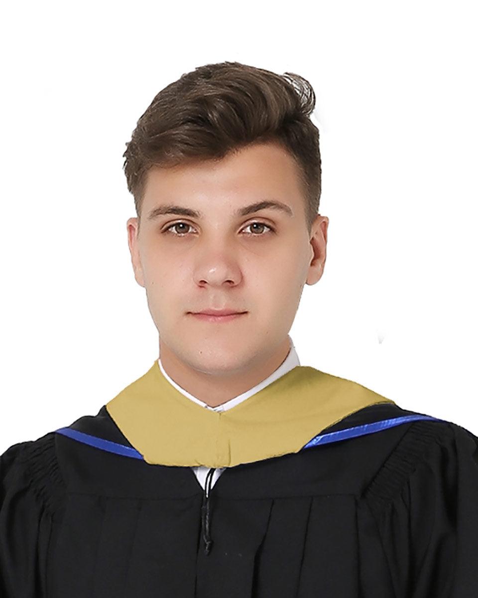 Deluxe Master Hood - 20 Color Combinations Available - Graduation Gown and Cap