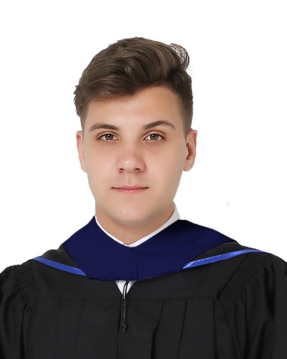 Deluxe Master Hood - 20 Color Combinations Available - Graduation Gown and Cap