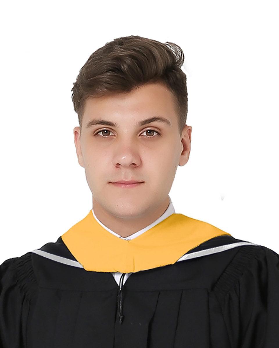 Deluxe Master Hood - 20 Color Combinations Available - Graduation Gown and Cap