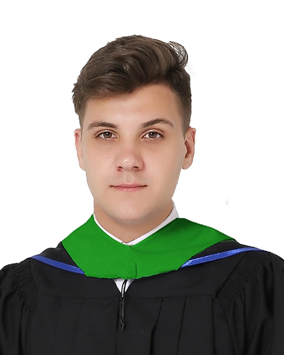 Deluxe Master Hood - 20 Color Combinations Available - Graduation Gown and Cap