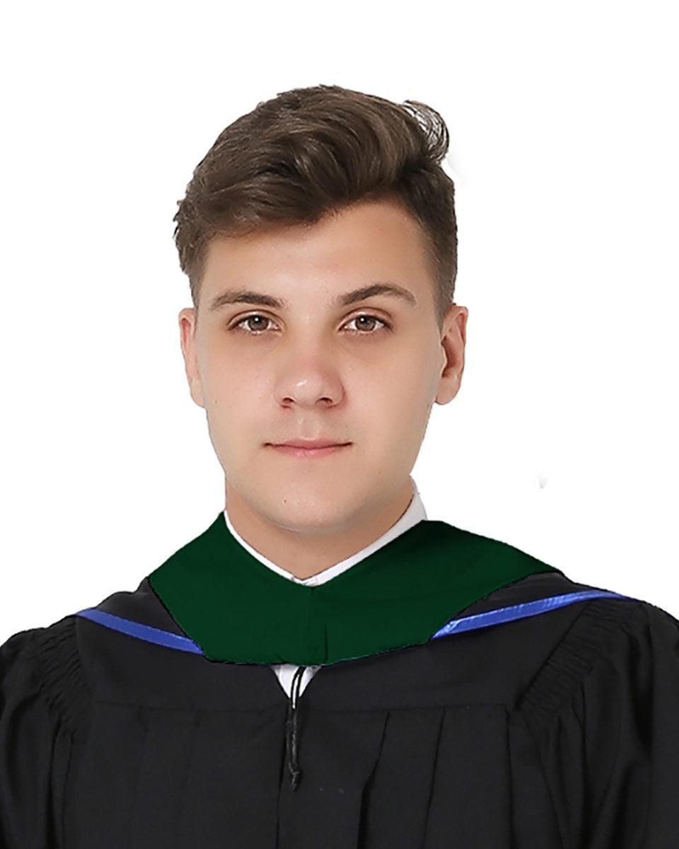 Deluxe Master Hood - 20 Color Combinations Available - Graduation Gown and Cap