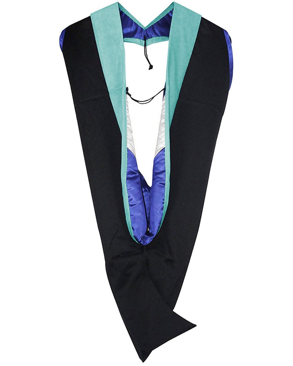 Deluxe Master Hood - 20 Color Combinations Available - Graduation Gown and Cap