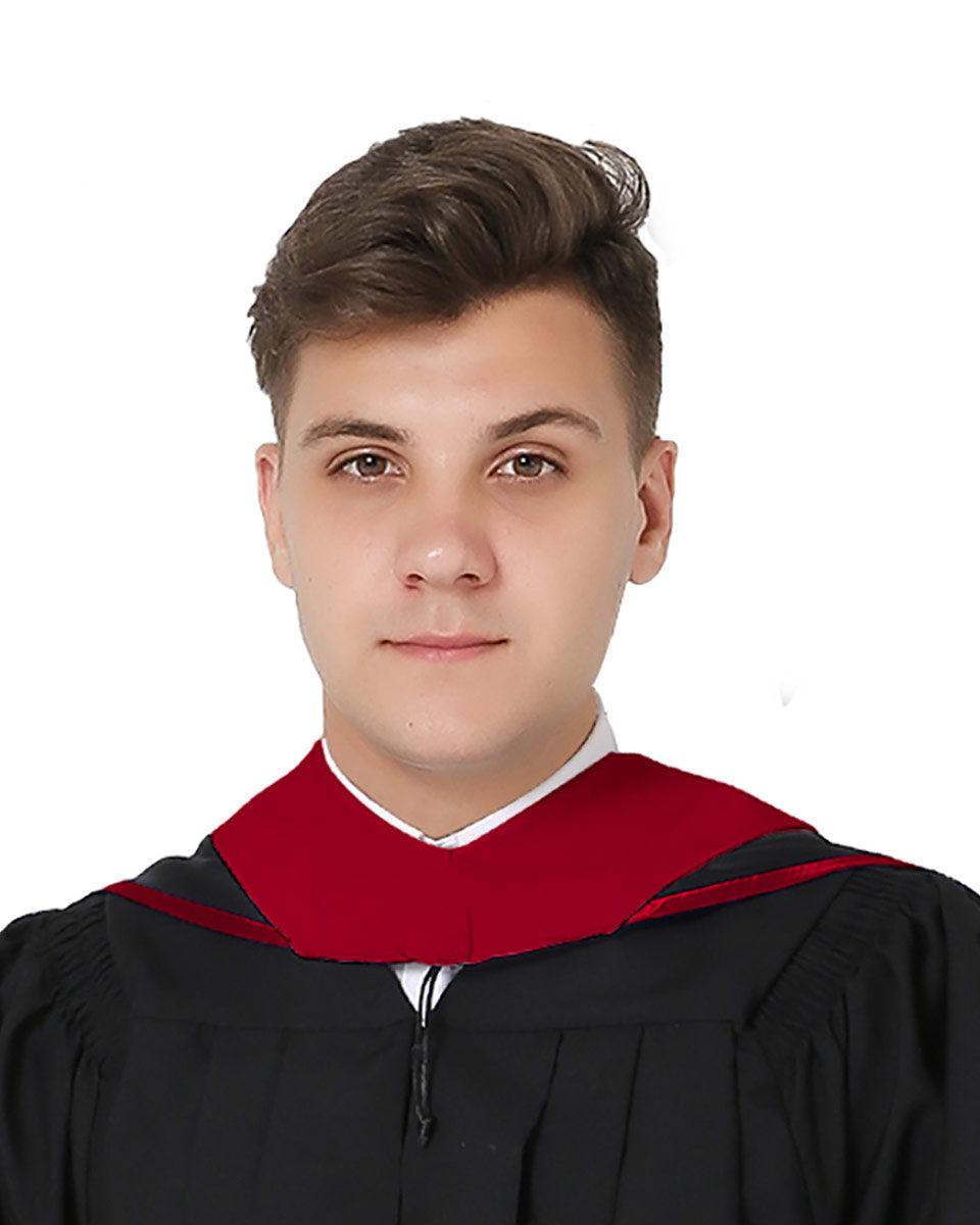 Deluxe Master Hood - 20 Color Combinations Available - Graduation Gown and Cap