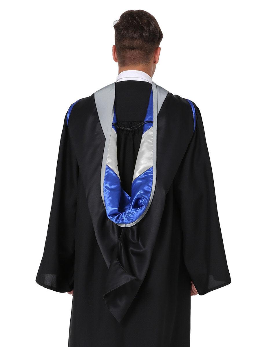 Deluxe Master Hood - 20 Color Combinations Available - Graduation Gown and Cap