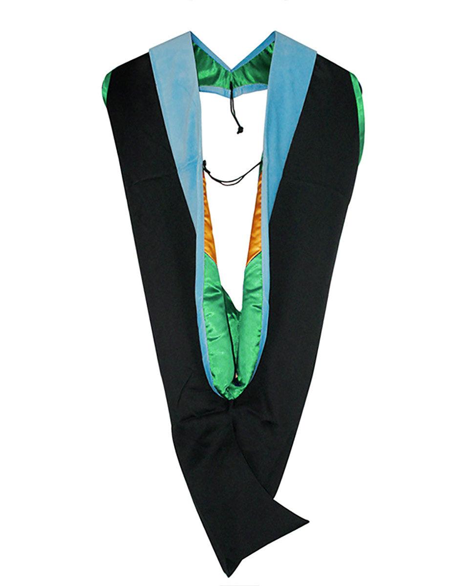 Deluxe Master Hood - 20 Color Combinations Available - Graduation Gown and Cap
