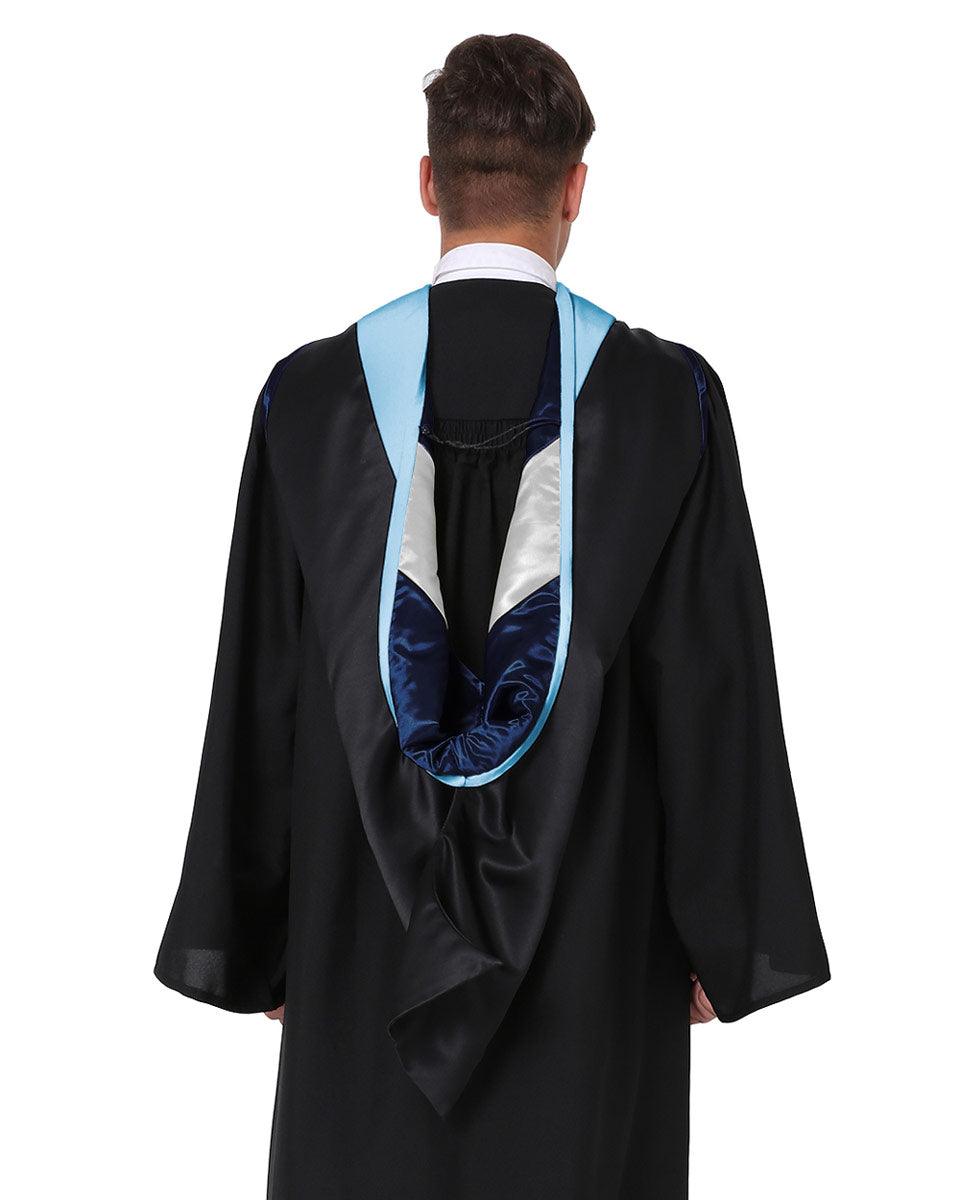 Deluxe Master Hood - 20 Color Combinations Available - Graduation Gown and Cap