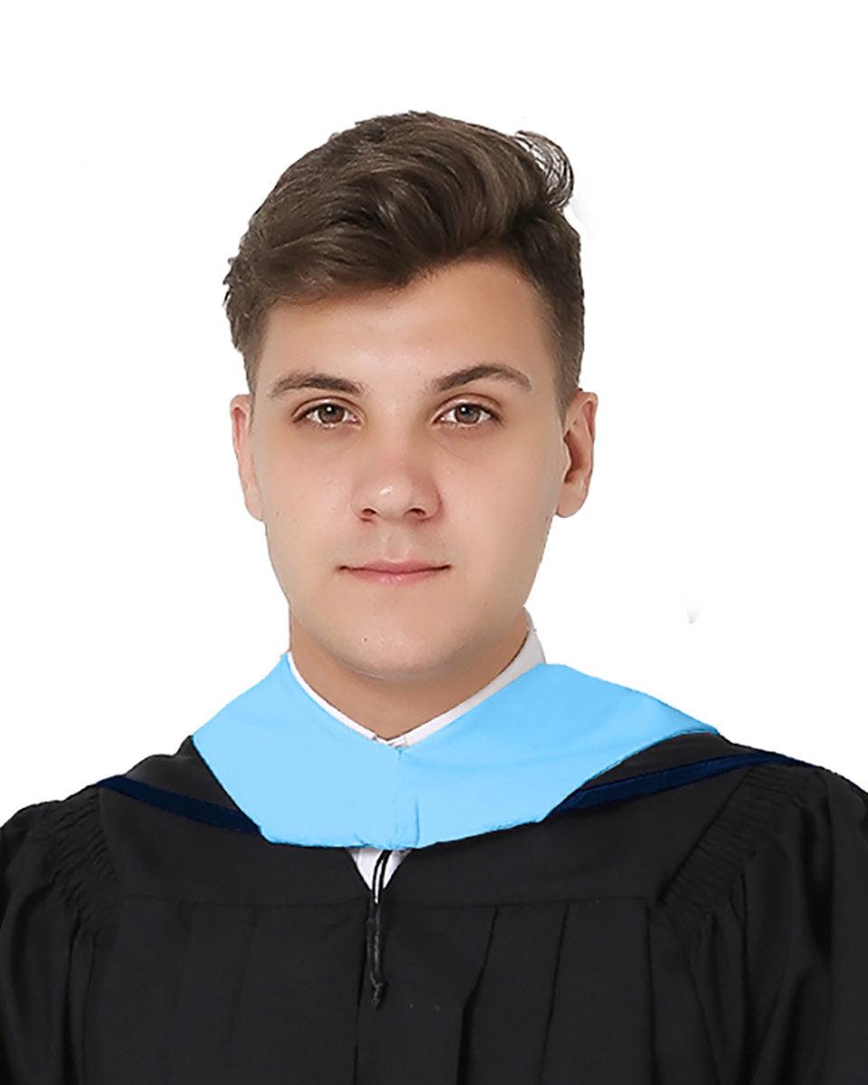 Deluxe Master Hood - 20 Color Combinations Available - Graduation Gown and Cap