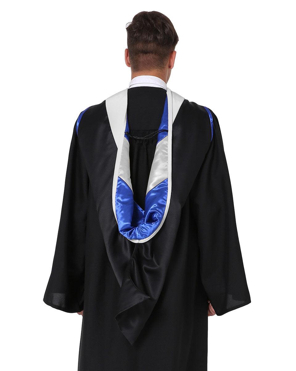 Deluxe Master Hood - 20 Color Combinations Available - Graduation Gown and Cap