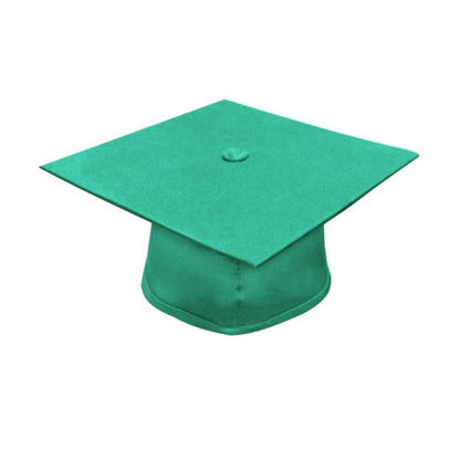 Matte Emerald Green High School Cap & Gown - Graduation Gown and Cap