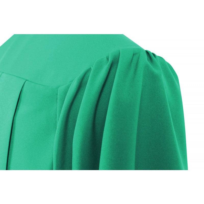 Matte Emerald Green Junior High/Middle School Cap & Gown - Graduation Gown and Cap