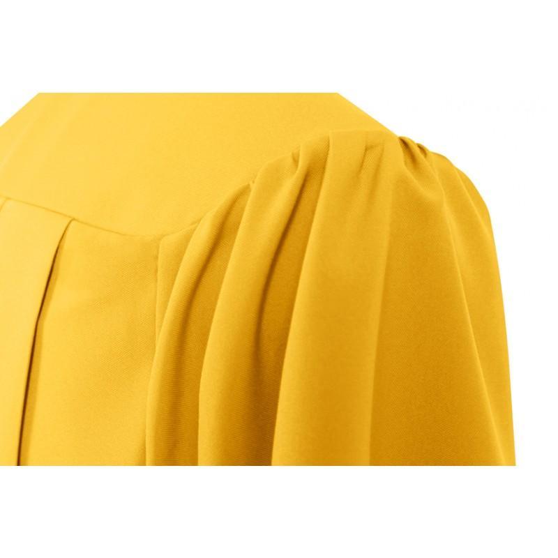 Matte Gold Junior High/Middle School Cap & Gown - Graduation Gown and Cap