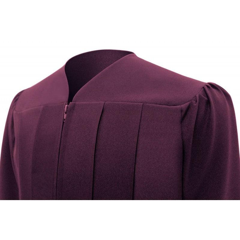 Matte Maroon Bachelors Cap & Gown - Graduation Gown and Cap