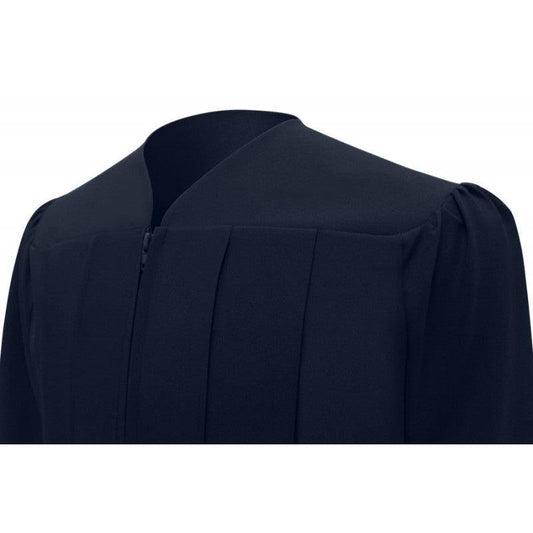 Matte Navy Blue Bachelors Cap & Gown - Graduation Gown and Cap