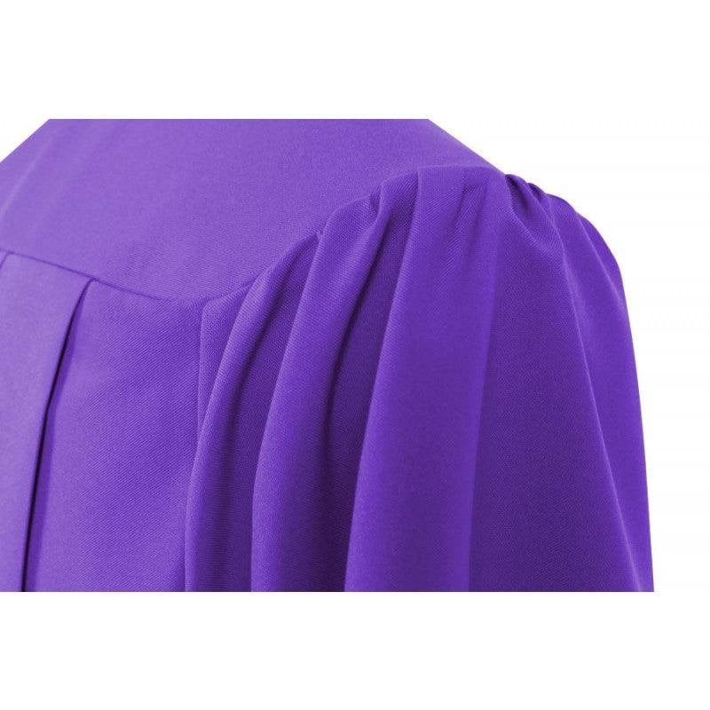 Matte Purple Bachelors Cap & Gown - Graduation Gown and Cap