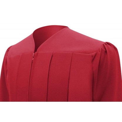 Matte Red High School Cap & Gown - Graduation Gown and Cap