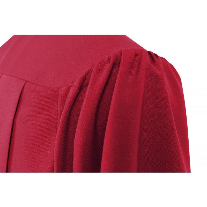 Matte Red Bachelors Cap & Gown - Graduation Gown and Cap