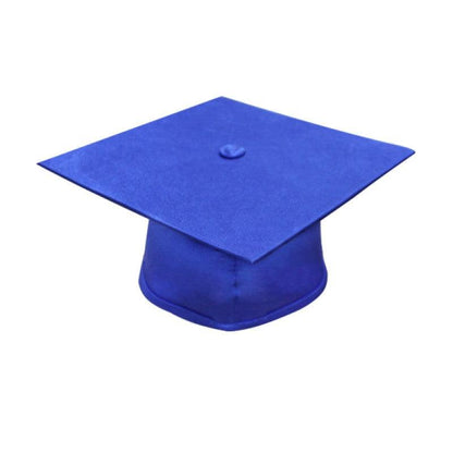 Matte Royal Blue High School Cap & Gown - Graduation Gown and Cap