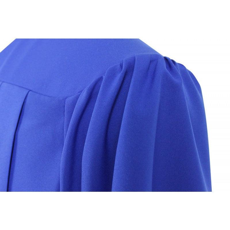 Matte Royal Blue High School Cap & Gown - Graduation Gown and Cap